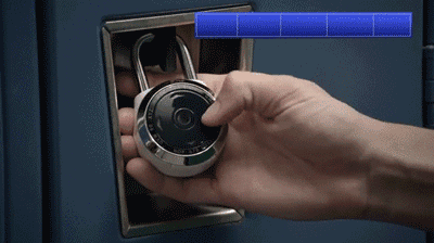 1600萬種密碼組合，科技感十足的觸控密碼鎖